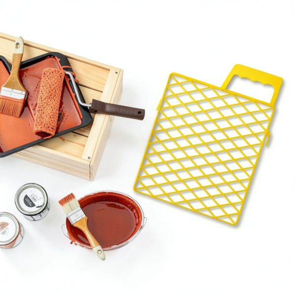 Plastic Paint Grid for Paint Buckets for Easy Cleaning and Even Distribution Roller Trays-4