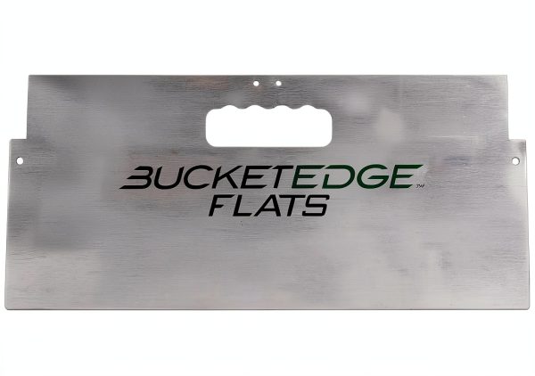 Bucket Edge Flats 23 Inch 5-Pack Bucket Tools Heavy Duty Silver Edger-1