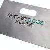 Bucket Edge Flats 23 Inch 5-Pack Bucket Tools Heavy Duty Silver Edger-0