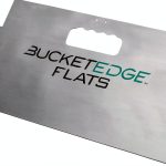 Bucket Edge Flats 23 Inch 5-Pack Bucket Tools Heavy Duty Silver Edger-0