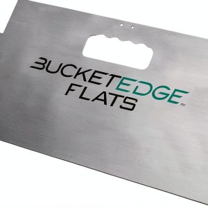 Bucket Edge Flats 23 Inch 5-Pack Bucket Tools Heavy Duty Silver Edger-0