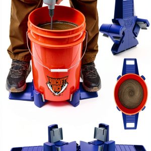 Bucket Vice 5-Gallon Gripper by Ideastream Blue Foldable Steel Grip-0