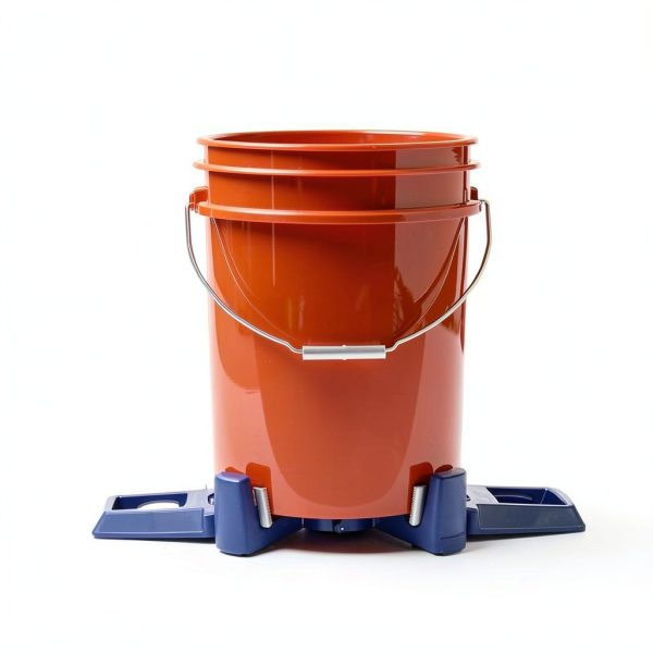 Bucket Vice 5-Gallon Gripper by Ideastream Blue Foldable Steel Grip-2